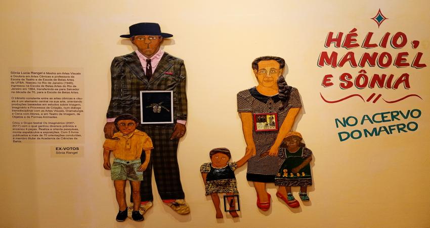 Exposição "Hélio, Manoel e Sônia no acervo do MAFRO" (2025)